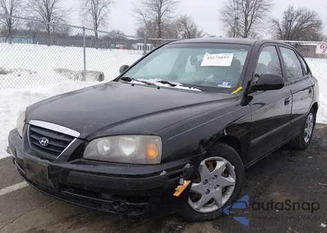 2006 Hyundai Elantra Gls/Gt from USA, damaged, VIN KMHDN56D16U181617